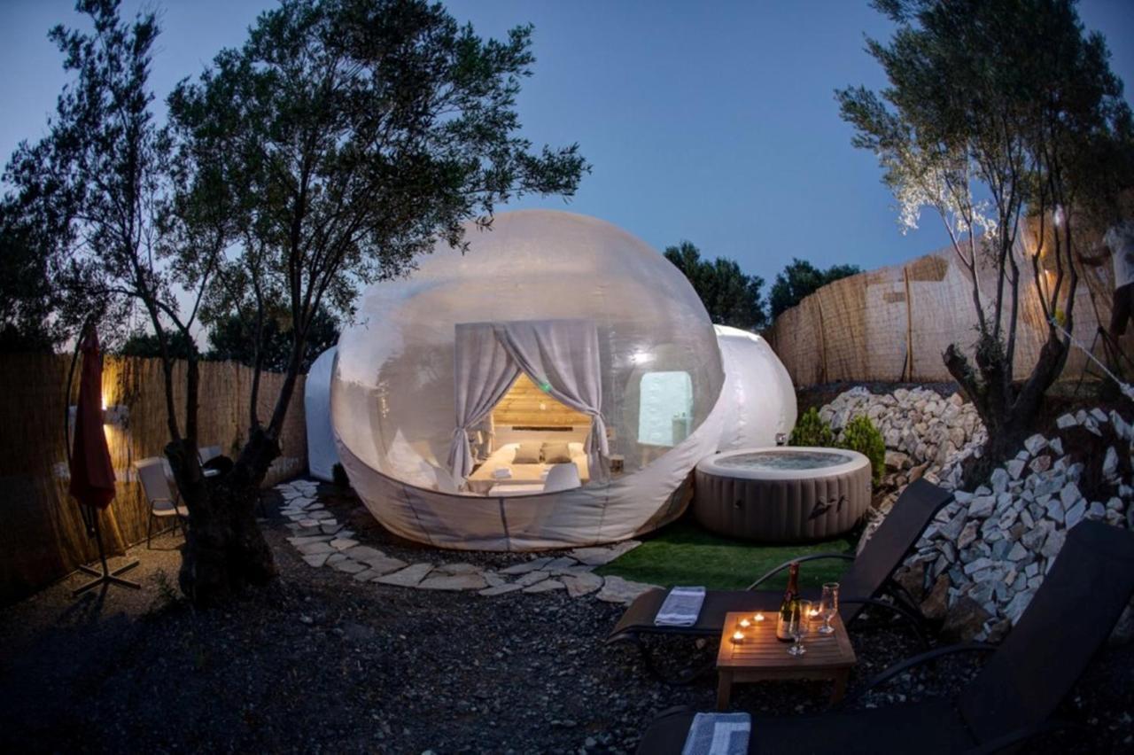 Bubble Tent Hotel Nea Moudania Buitenkant foto